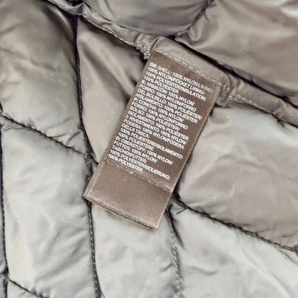 The North Face Thermoball Insulated DWR Hooded Jacket Grey Men 2XL Puffer Quilt